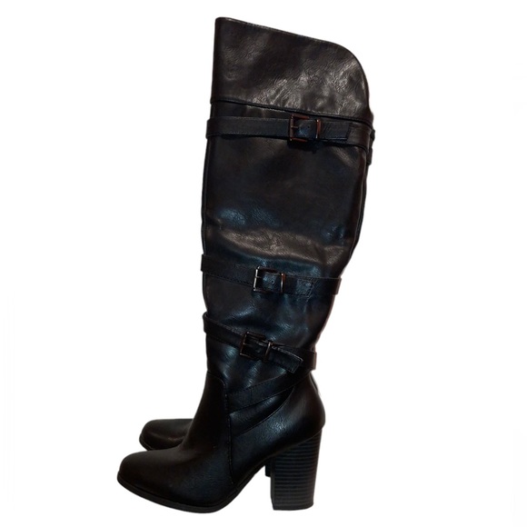 Vintage Style Y2K 90s Knee High Boots - Picture 6 of 8